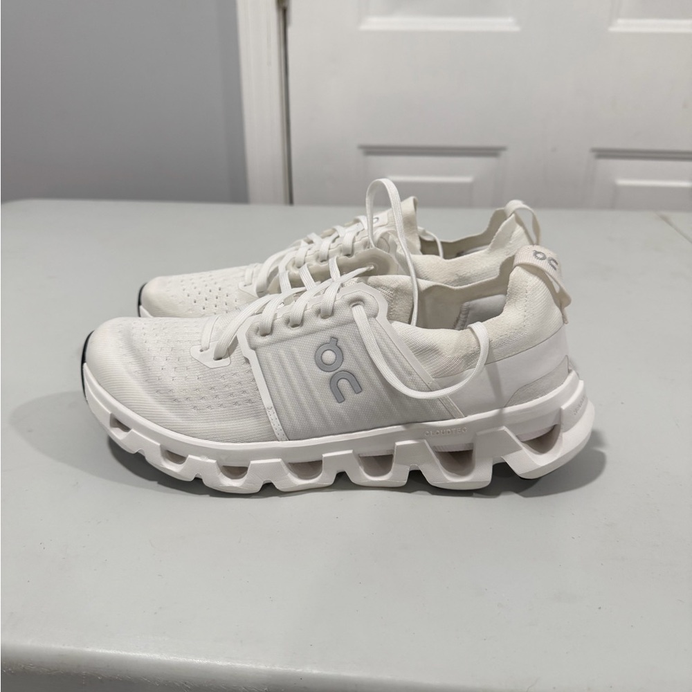 On Men's Cloud White Running Shoes